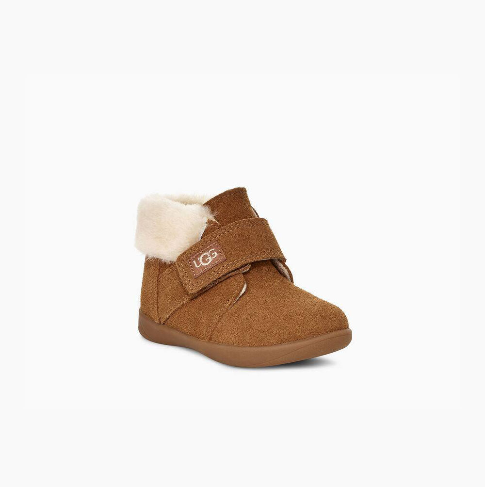 Dětské Fur Boots UGG Nolen Hnědé | VFA6XTDE