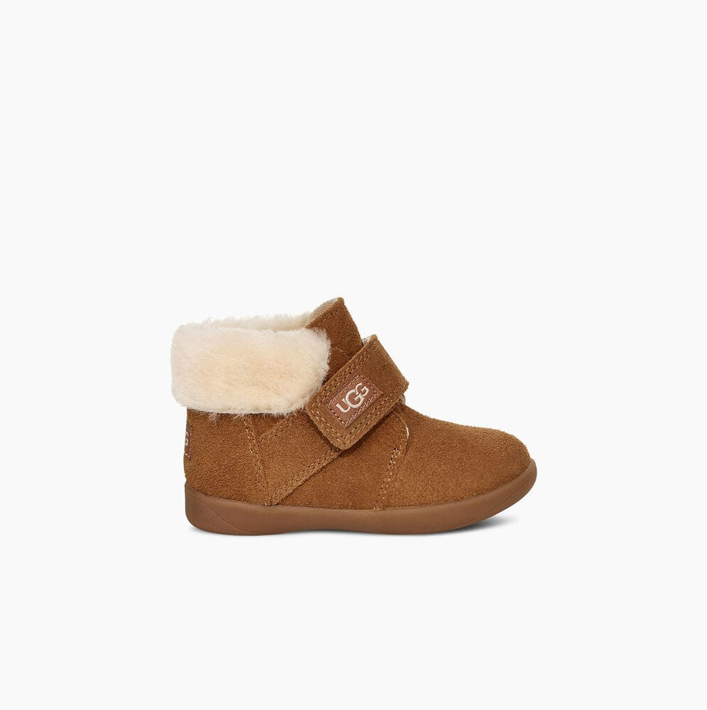 Dětské Fur Boots UGG Nolen Hnědé | VFA6XTDE