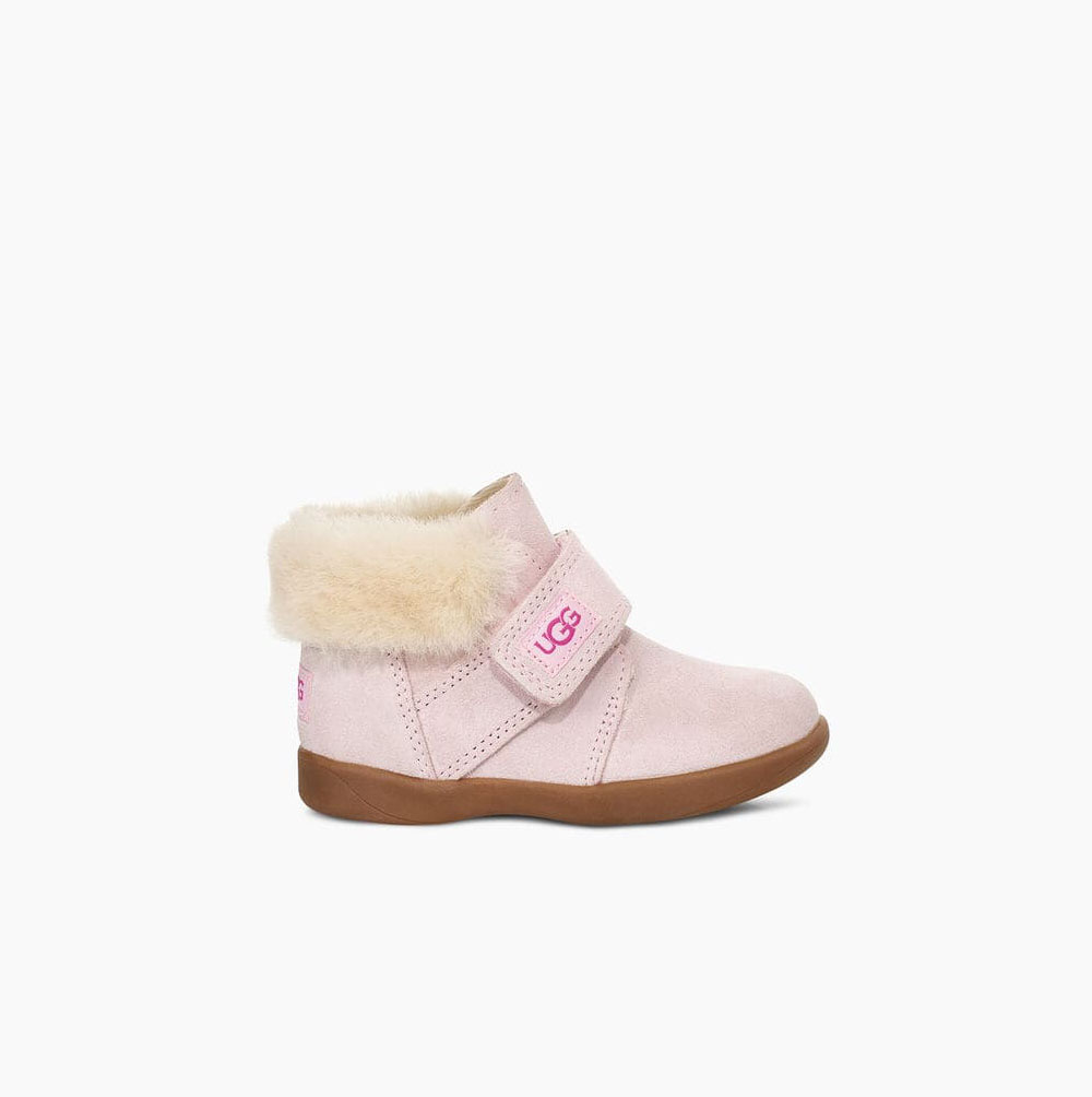 Dětské Fur Boots UGG Nolen Šedé Růžové | RQO6DPA4