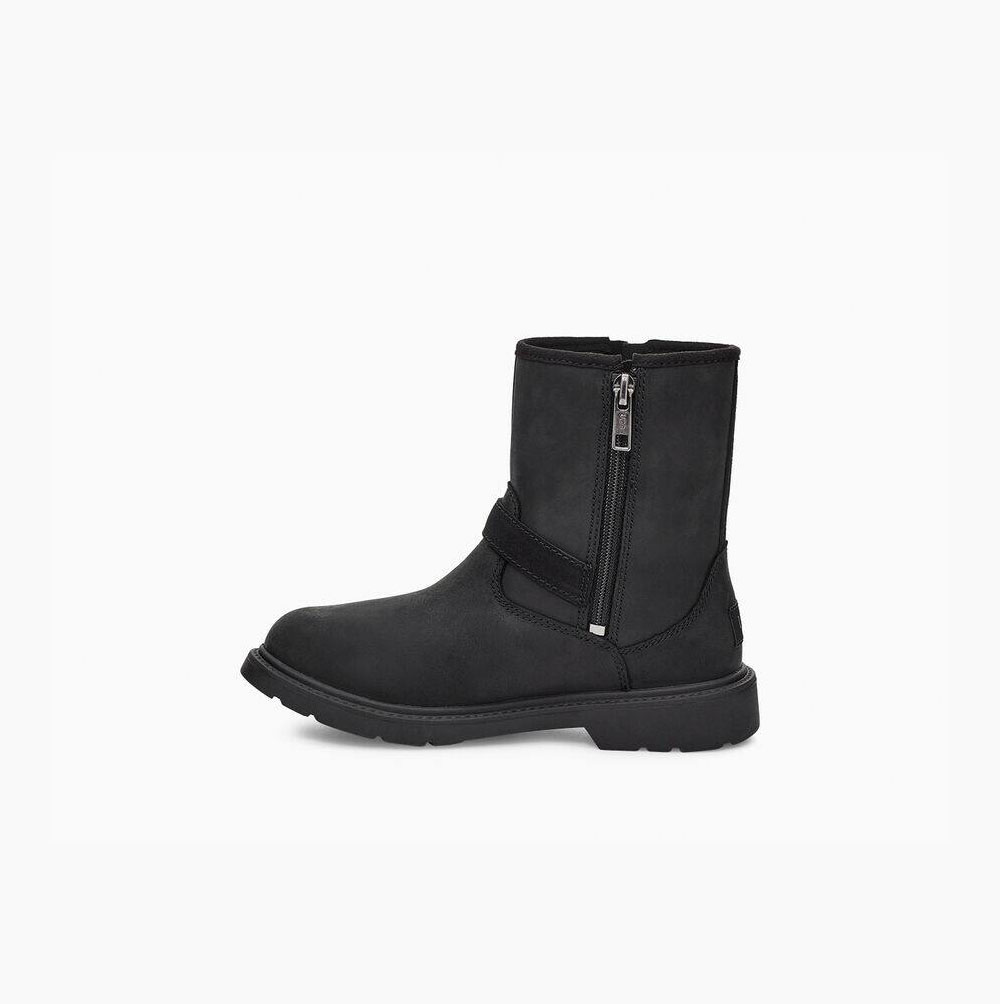 Dětské Nepromokavé Boty UGG Kinzey Weather Černé | U9PVT2IC