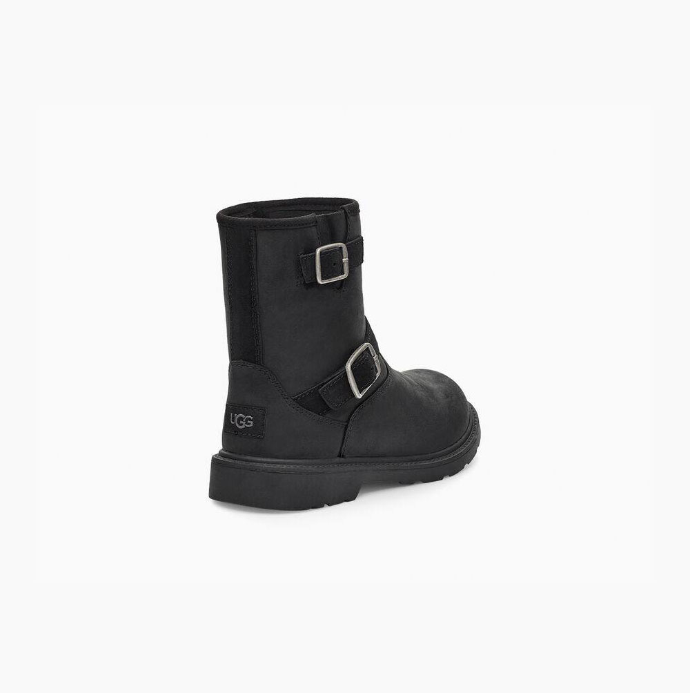 Dětské Nepromokavé Boty UGG Kinzey Weather Černé | U9PVT2IC