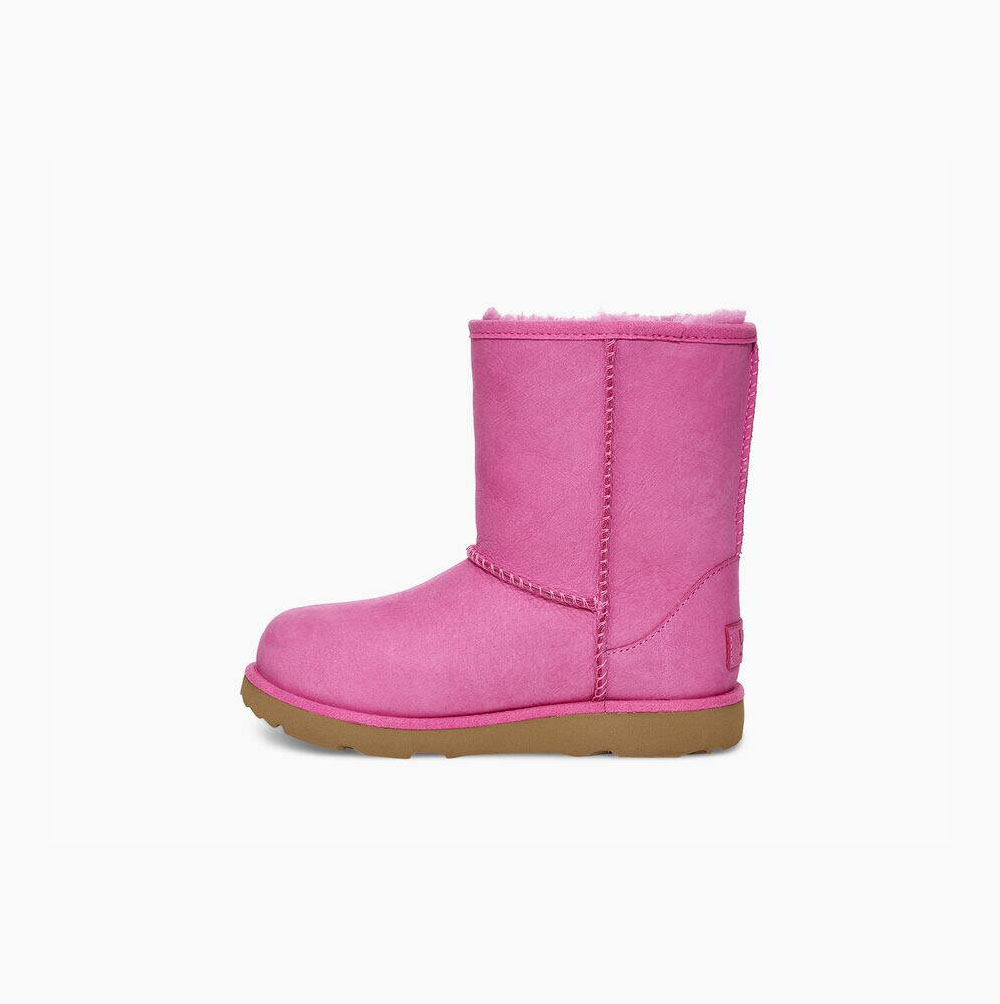 Dětské Nízké Kozačky UGG Classic II Weather Růžové | 4JU7DIMT