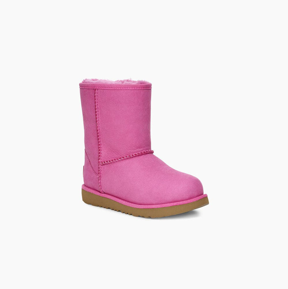 Dětské Nízké Kozačky UGG Classic II Weather Růžové | VTK98MV8