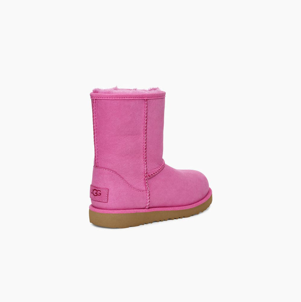 Dětské Nízké Kozačky UGG Classic II Weather Růžové | VTK98MV8