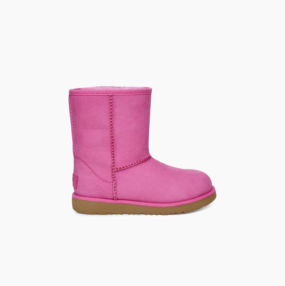 Dětské Nízké Kozačky UGG Classic II Weather Růžové | VTK98MV8