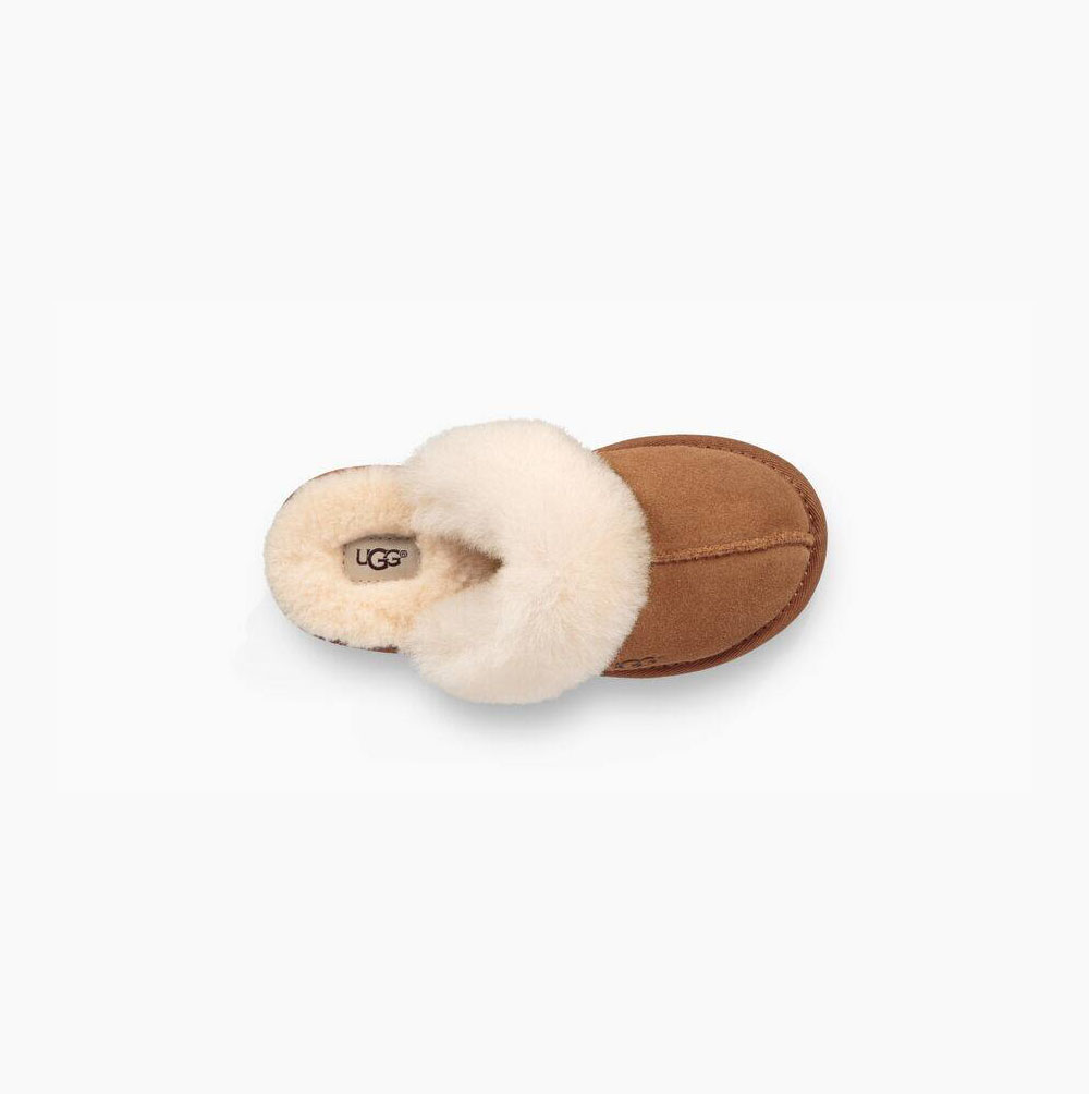 Dětské Pantofle UGG Cozy II Pantofle Hnědé | 8SHPYQ0C