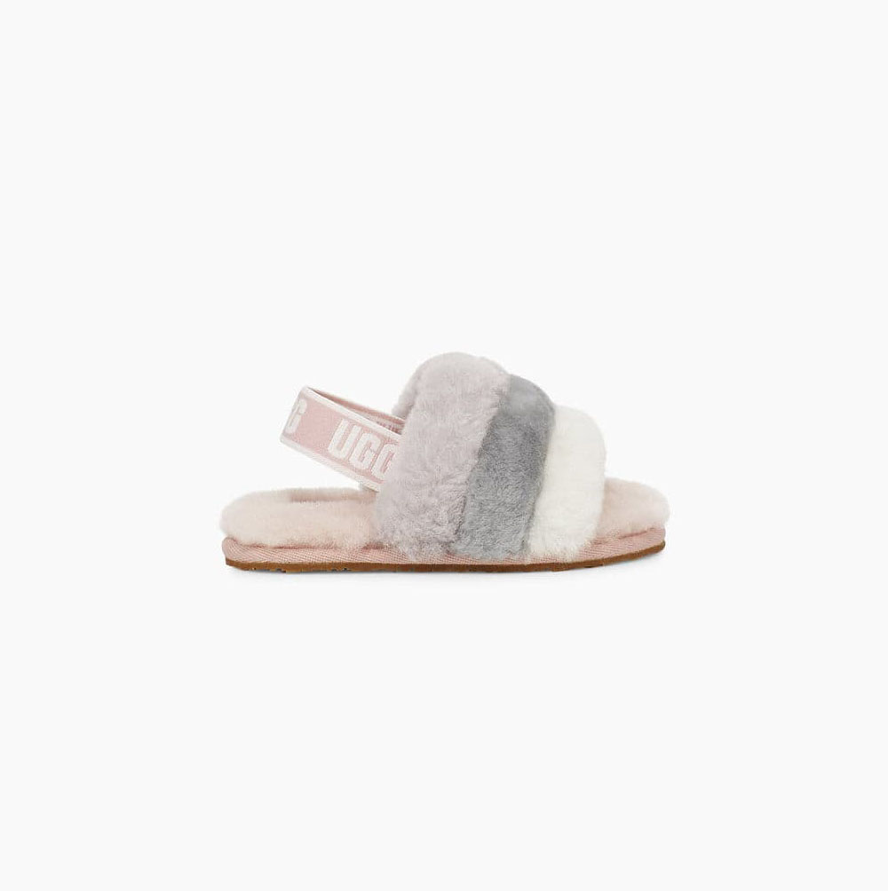 Dětské Sandály UGG Fluff Yeah Pantofle Viacfarebný | 7DVPKGXD