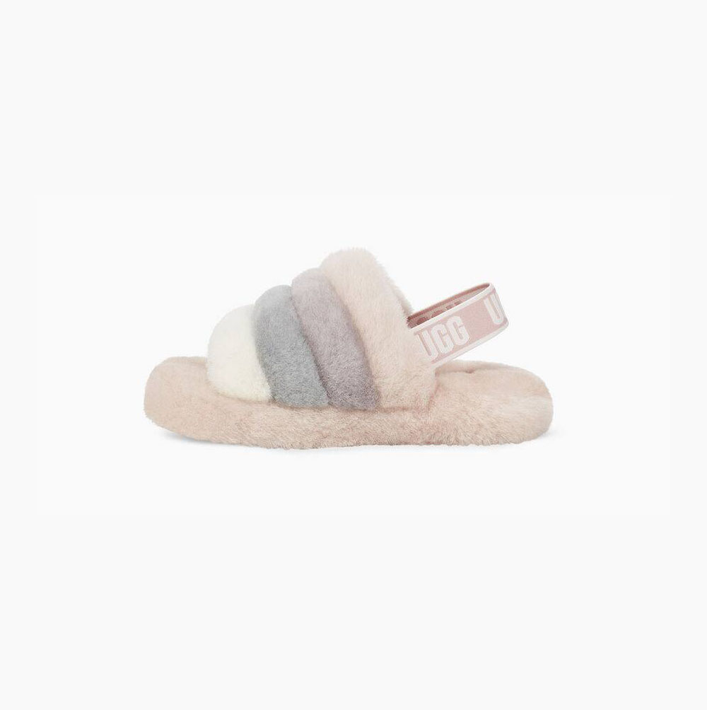 Dětské Sandály UGG Fluff Yeah Pantofle Viacfarebný | G8ZP6668