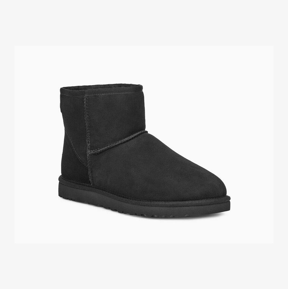 Pánské Classic Boots UGG Classic Mini Černé | WPZZKC9U