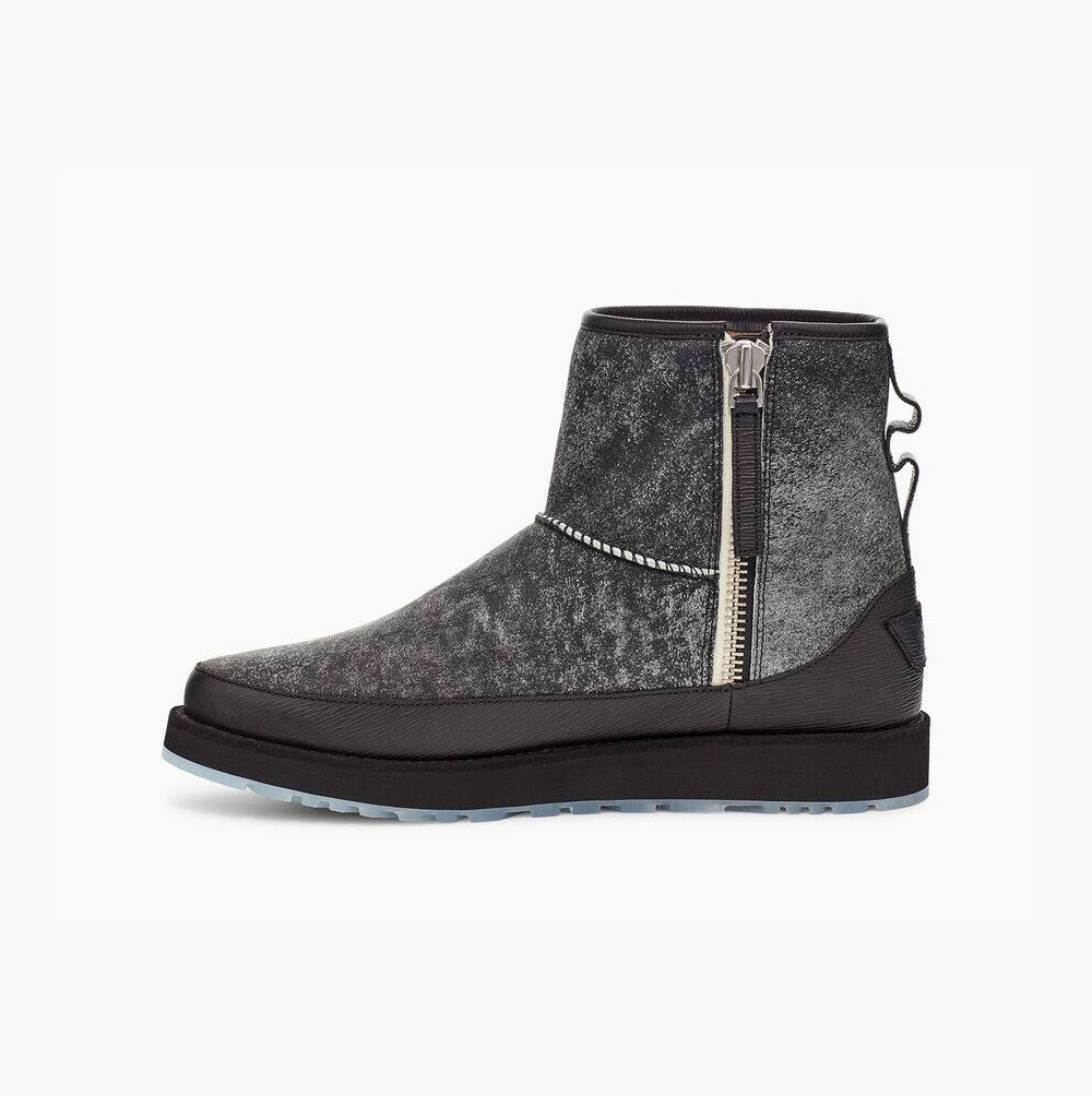 Pánské Classic Boots UGG Ovadia Classic Mini Černé | 0XBM9SJ9