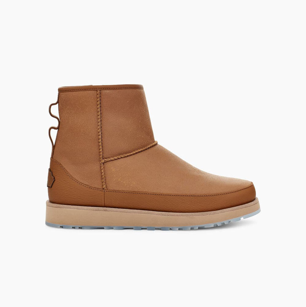 Pánské Classic Boots UGG Ovadia Classic Mini Hnědé | WG23V3UP