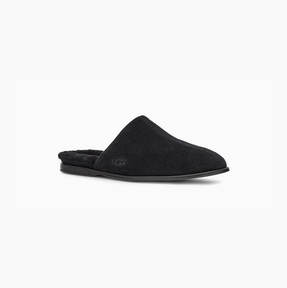 Pánské Pantofle UGG Chateau Slip-On Černé | 7H4LS3OB