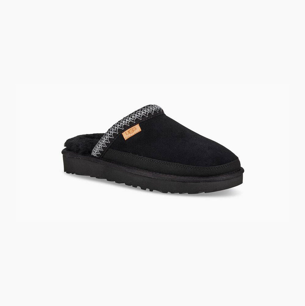 Pánské Pantofle UGG Tasman Slip-On Černé | VZQ7CO5V