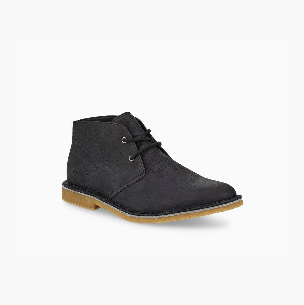 Pánské Pouštní Boty UGG Groveland Chukka Černé | WEXW8509