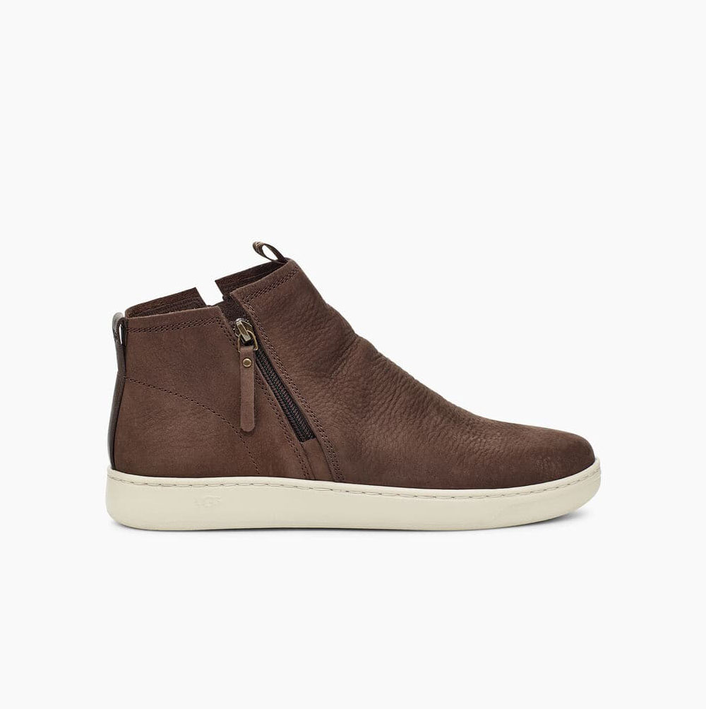 Pánské Sneaker Boty UGG Pismo Zip Hnědé | JL7RNLPI