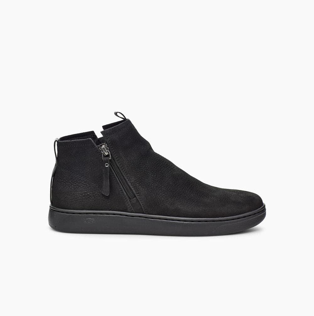 Pánské Sneaker Boty UGG Pismo Zip Černé | RTQZFFGM