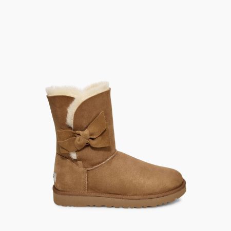 Dámské Bow Boots UGG Daelynn Bow Hnědé | 0R7G57Z1