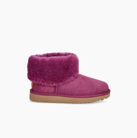 Dámské Classic Boots UGG Classic Mini Fluff Světle Fialové | 6BYS3YNX