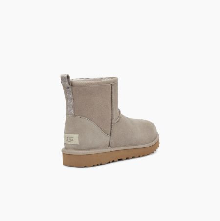 Dámské Classic Boots UGG Classic Mini Swirl Šedé | LCOIV0EK