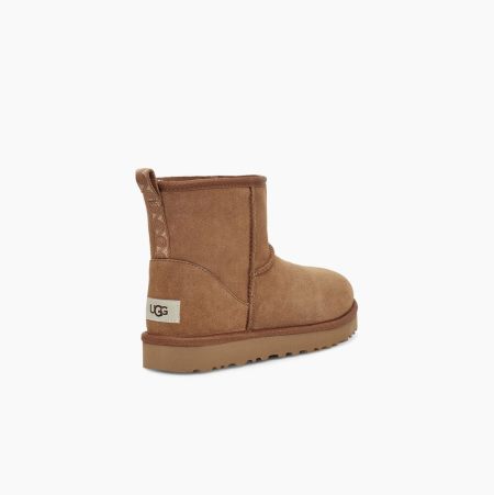 Dámské Classic Boots UGG Classic Mini Swirl Hnědé | R611MFWU