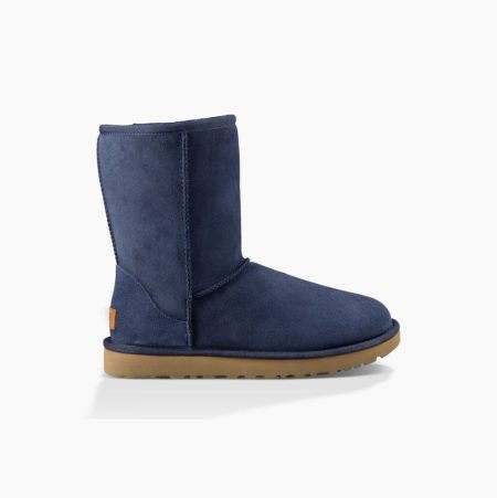 Dámské Nízké Kozačky UGG Classic II Tmavě Blankyt | 3ZP7INLN