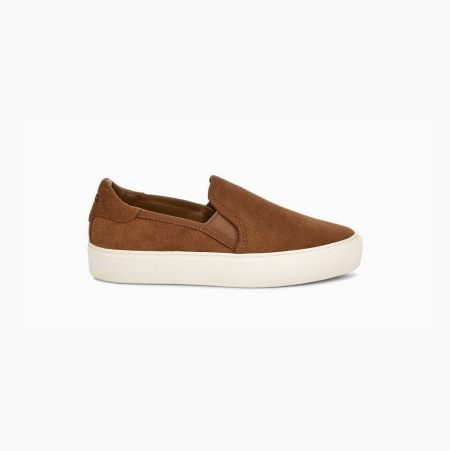 Dámské Slip On Tenisky UGG Jass Semišové Hnědé | 1TTXHGCL