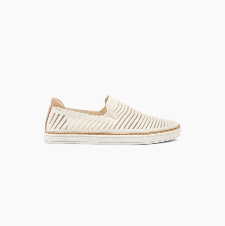 Dámské Slip On Tenisky UGG Sammy Breeze Bílé | 6BL58QYU