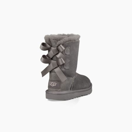 Dětské Bow Boots UGG Bailey Bow II Šedé | 1BSU1X7G