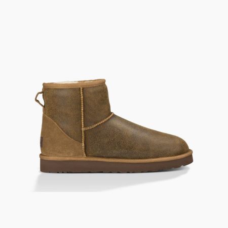 Pánské Classic Boots UGG Classic Mini Bomber Hnědé | O4HML7T7