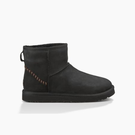 Pánské Classic Boots UGG Classic Mini Deco Černé | 6ALU33CF