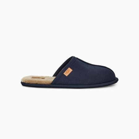 Pánské Pantofle UGG Scuff Corduroy Tmavě Blankyt | 371R0F7Z