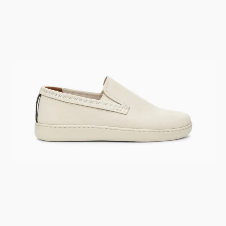 Pánské Slip On Tenisky UGG Pismo Slip-On Bílé | 8FF1P4PK