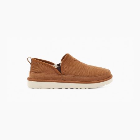 Pánské Slip On Tenisky UGG Romeo Corduroy Hnědé | DN1E43VW