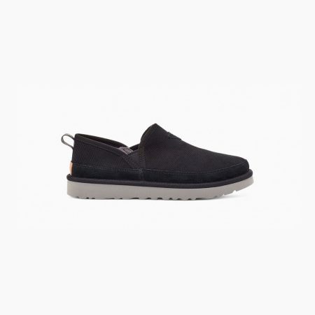 Pánské Slip On Tenisky UGG Romeo Corduroy Černé | QZTAWWCL